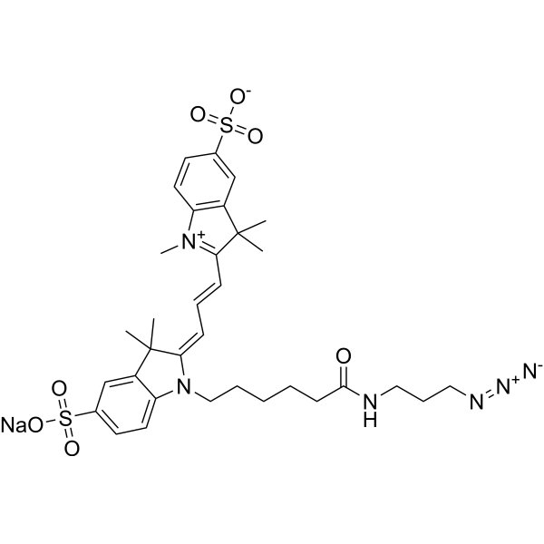 Sulfo-cyanine3 azide sodium 2055138-89-9